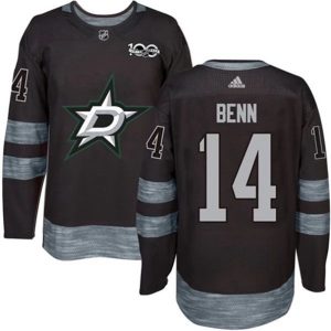 Maend-NHL-Dallas-Stars-Troeje-Jamie-Benn-14-1917-2017-100th-Anniversary-Sort-Authentic