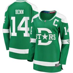 Maend-NHL-Dallas-Stars-Troeje-Jamie-Benn-14-2020-Winter-Classic-Groen-Authentic