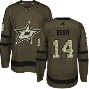 Maend-NHL-Dallas-Stars-Troeje-Jamie-Benn-14-Camo-Groen-Authentic