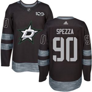 Maend-NHL-Dallas-Stars-Troeje-Jason-Spezza-90-Authentic-Sort-917-2017-100th-Anniversary