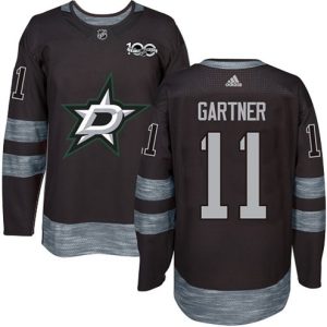 Maend-NHL-Dallas-Stars-Troeje-Mike-Gartner-11-Authentic-Sort-1917-2017-100th-Anniversary