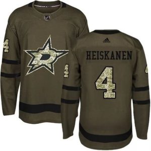 Maend-NHL-Dallas-Stars-Troeje-Miro-Heiskanen-4-Camo-Groen-Authentic