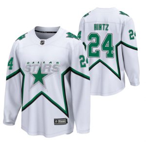 Maend-NHL-Dallas-Stars-Troeje-Roope-Hintz-24-2021-Reverse-Retro-Hvid-Special-Edition
