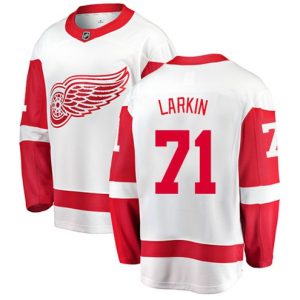 Maend-NHL-Detroit-Red-Wings-Troeje-Dylan-Larkin-71-Breakaway-Hvid-Fanatics-Branded-Ude