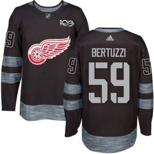 Maend-NHL-Detroit-Red-Wings-Troeje-Tyler-Bertuzzi-59-Authentic-Sort-1917-2017-100th-Anniversary