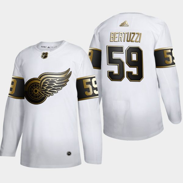 Maend-NHL-Detroit-Red-Wings-Troeje-Tyler-Bertuzzi-59-Golden-Edition-Hvid-Authentic