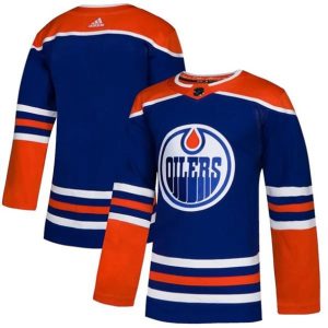 Maend-NHL-Edmonton-Oilers-Troeje-Blank-2018-19-Royal-Authentic