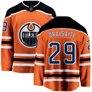 Maend-NHL-Edmonton-Oilers-Troeje-Leon-Draisaitl-29-Breakaway-Orange-Fanatics-Branded-Hjemme