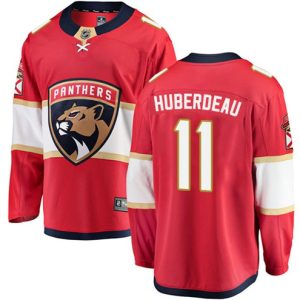 Maend-NHL-Florida-Panthers-Troeje-Jonathan-Huberdeau-11-Breakaway-Roed-Fanatics-Branded-Hjemme