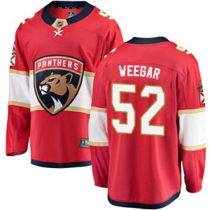 Maend-NHL-Florida-Panthers-Troeje-MacKenzie-Weegar-52-Breakaway-Roed-Fanatics-Branded-Hjemme