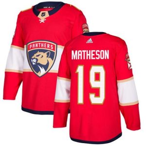 Maend-NHL-Florida-Panthers-Troeje-Michael-Matheson-19-Authentic-Roed-Hjemme