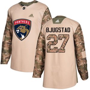 Maend-NHL-Florida-Panthers-Troeje-Nick-Bjugstad-27-Authentic-Camo-Veterans-Day-Practice