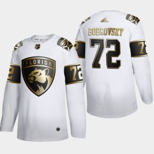 Maend-NHL-Florida-Panthers-Troeje-Sergei-Bobrovsky-72-Golden-Edition-Hvid-Authentic