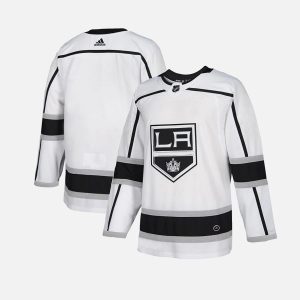 Maend-NHL-Los-Angeles-Kings-Troeje-Blank-Ude-Authentic