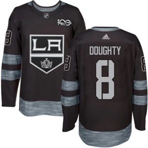 Maend-NHL-Los-Angeles-Kings-Troeje-Drew-Doughty-8-1917-2017-100th-Anniversary-Sort-Authentic