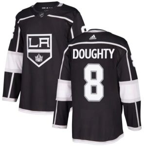 Maend-NHL-Los-Angeles-Kings-Troeje-Drew-Doughty-8-Sort-Authentic