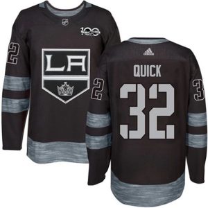 Maend-NHL-Los-Angeles-Kings-Troeje-Jonathan-Quick-32-1917-2017-100th-Anniversary-Sort-Authentic