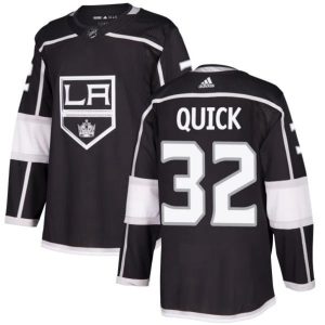 Maend-NHL-Los-Angeles-Kings-Troeje-Jonathan-Quick-32-Sort-Authentic