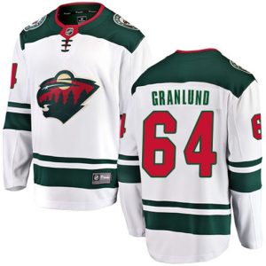 Maend-NHL-Minnesota-Wild-Troeje-Mikael-Granlund-64-Breakaway-Hvid-Fanatics-Branded-Ude