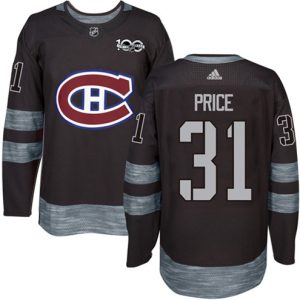 Maend-NHL-Montreal-Canadiens-Troeje-Carey-Price-31-Authentic-Sort-1917-2017-100th-Anniversary