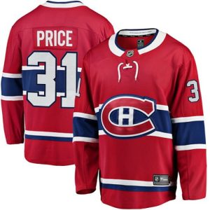 Maend-NHL-Montreal-Canadiens-Troeje-Carey-Price-31-Breakaway-Roed-Fanatics-Branded-Hjemme