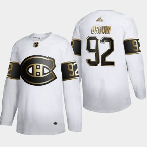 Maend-NHL-Montreal-Canadiens-Troeje-Jonathan-Drouin-92-Golden-Edition-Hvid-Authentic