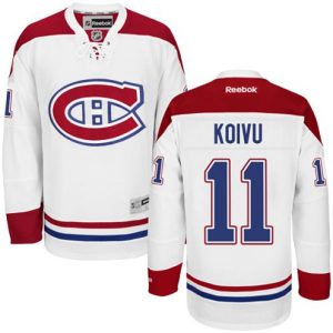 Maend-NHL-Montreal-Canadiens-Troeje-Saku-Koivu-11-Reebok-Hvid-Ude