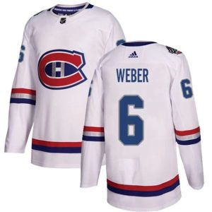 Maend-NHL-Montreal-Canadiens-Troeje-Shea-Weber-6-Hvid-2017-100-Classic-Authentic