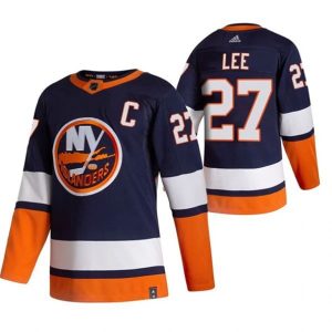 Maend-NHL-NHL-New-York-Islanders-Troeje-Anders-Lee-27-2022-Reverse-Retro-Blaa-Authentic