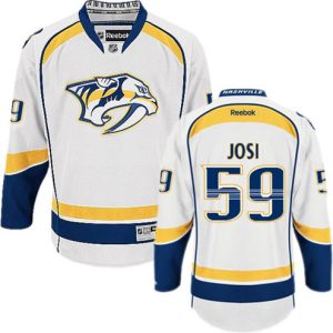 Maend-NHL-Nashville-Predators-Troeje-Roman-Josi-59-Reebok-Hvid-Ude