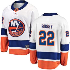 Maend-NHL-New-York-Islanders-Troeje-Mike-Bossy-22-Breakaway-Hvid-Fanatics-Branded-Ude