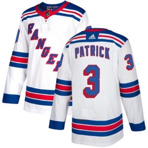 Maend-NHL-New-York-Rangers-Troeje-James-Patrick-3-Authentic-Hvid-Ude