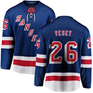 Maend-NHL-New-York-Rangers-Troeje-Jimmy-Vesey-26-Breakaway-Royal-Blaa-Fanatics-Branded-Hjemme