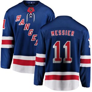 Maend-NHL-New-York-Rangers-Troeje-Mark-Messier-11-Breakaway-Royal-Blaa-Fanatics-Branded-Hjemme