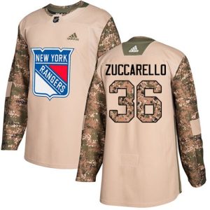 Maend-NHL-New-York-Rangers-Troeje-Mats-Zuccarello-36-Authentic-Camo-Veterans-Day-Practice