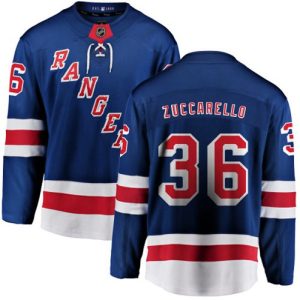 Maend-NHL-New-York-Rangers-Troeje-Mats-Zuccarello-36-Breakaway-Royal-Blaa-Fanatics-Branded-Hjemme