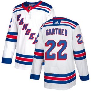 Maend-NHL-New-York-Rangers-Troeje-Mike-Gartner-22-Authentic-Hvid-Ude