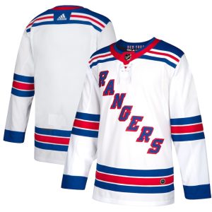 Maend-NHL-New-York-Rangers-Troeje-Ude-Authentic-Blank-Hvid