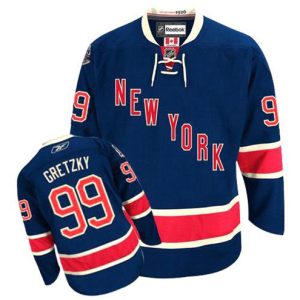 Maend-NHL-New-York-Rangers-Troeje-Wayne-Gretzky-99-Reebok-Third