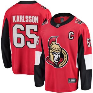 Maend-NHL-Ottawa-Senators-Troeje-Erik-Karlsson-65-Breakaway-Roed-Fanatics-Branded-Hjemme