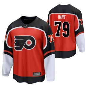 Maend-NHL-Philadelphia-Flyers-Troeje-Carter-Hart-79-2021-Reverse-Retro-Orange-Special-Edition