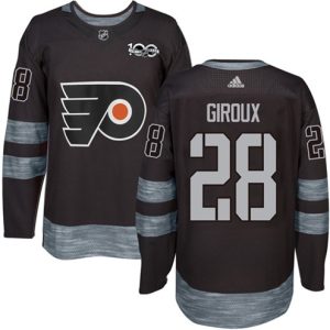 Maend-NHL-Philadelphia-Flyers-Troeje-Claude-Giroux-28-Authentic-Sort-1917-2017-100th-Anniversary