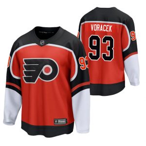 Maend-NHL-Philadelphia-Flyers-Troeje-Jakub-Voracek-93-2021-Reverse-Retro-Orange-Special-Edition