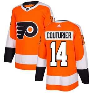 Maend-NHL-Philadelphia-Flyers-Troeje-Sean-Couturier-14-Oranssi-Authentic