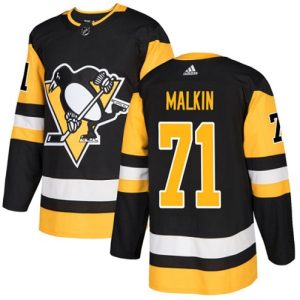Maend-NHL-Pittsburgh-Penguins-Troeje-Evgeni-Malkin-71-Authentic-Sort-Hjemme