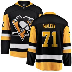 Maend-NHL-Pittsburgh-Penguins-Troeje-Evgeni-Malkin-71-Breakaway-Sort-Fanatics-Branded-Hjemme