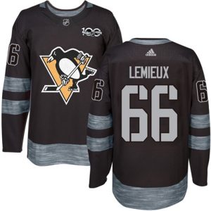 Maend-NHL-Pittsburgh-Penguins-Troeje-Mario-Lemieux-66-Authentic-Sort-1917-2017-100th-Anniversary