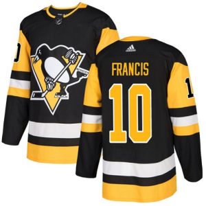 Maend-NHL-Pittsburgh-Penguins-Troeje-Ron-Francis-10-Authentic-Sort-Hjemme