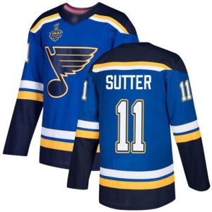 Maend-NHL-St.-Louis-Blues-Troeje-11-Brian-Sutter-Blaa-Hjemme-2019-Stanley-Cup