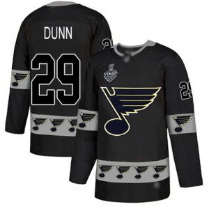 Maend-NHL-St.-Louis-Blues-Troeje-29-Vince-Dunn-Sort-Logo-2019-Stanley-Cup
